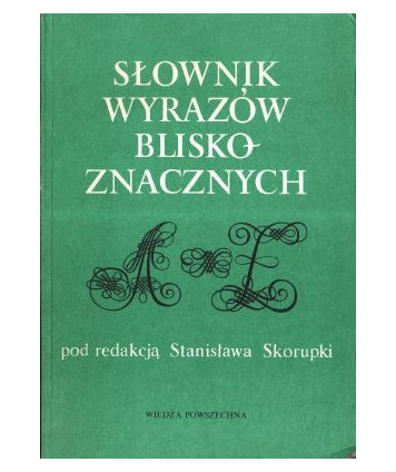 Słownik wyrazów bliskoznacznych