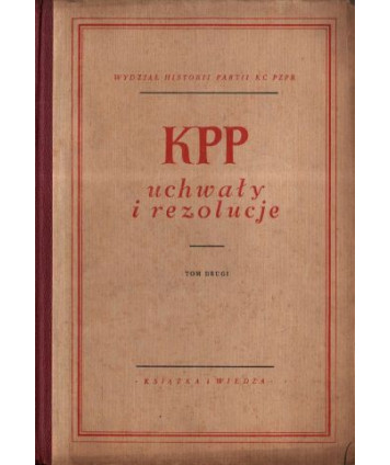 KPP uchwały i rezolucje t.2