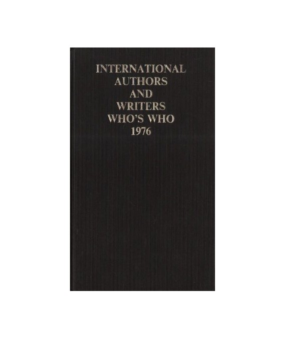 International Authors and writers Who’s who