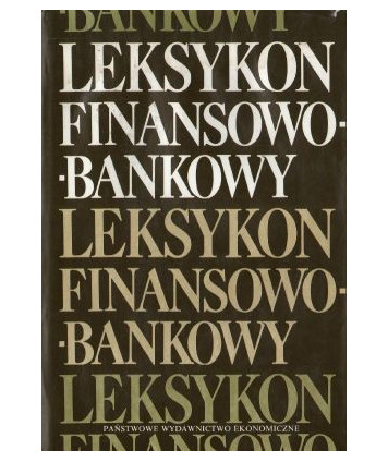 Leksykon finansowo-bankowy