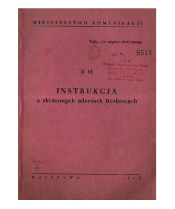 Instrukcja o skróconych adresach liczbowych