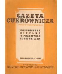Gospodarka cieplna w przemyśle cukrowniczym