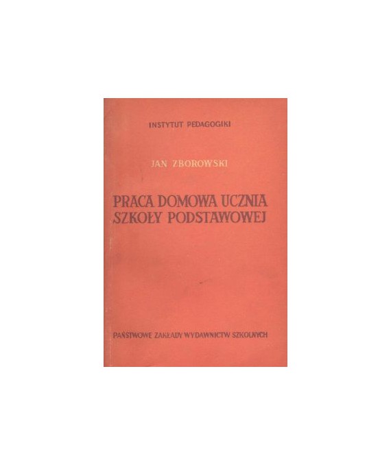 Praca domowa ucznia szkoły podstawowej