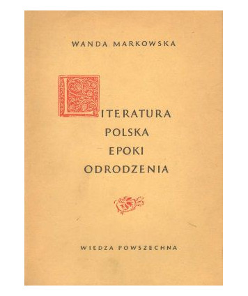 Literatura polska epoki odrodzenia