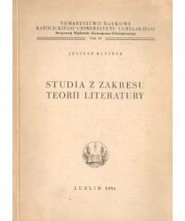 Studia z zakresu teorii literatury