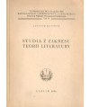 Studia z zakresu teorii literatury