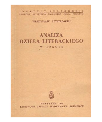 Analiza dzieła literackiego w szkole