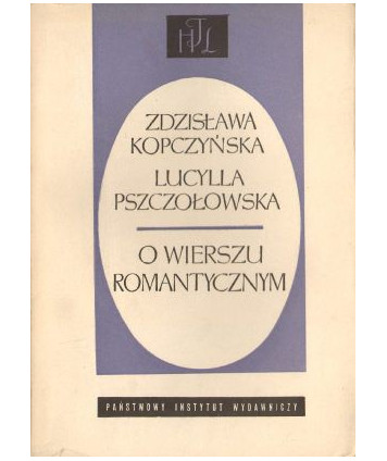 O wierszu romantycznym