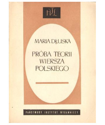 Próba teorii wiersza polskiego