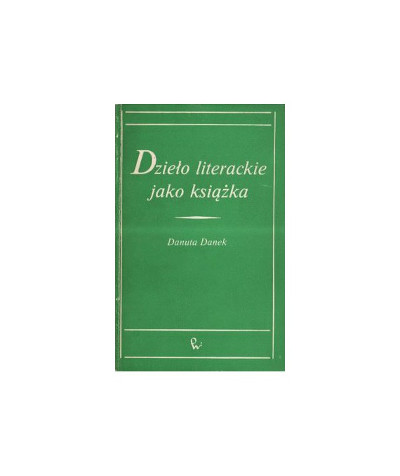 Dzieło literackie jako książka