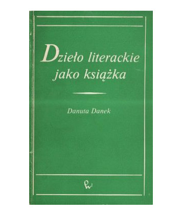 Dzieło literackie jako książka