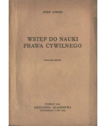 Wstęp do nauki prawa cywilnego