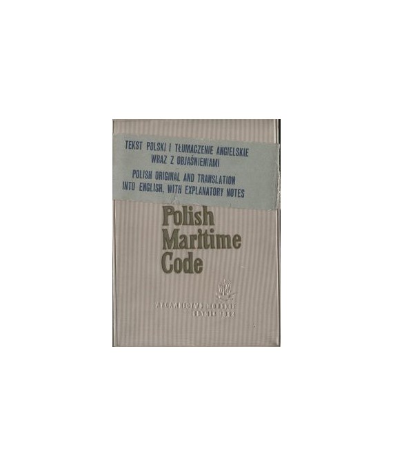 Kodeks morski. The polish maritime code