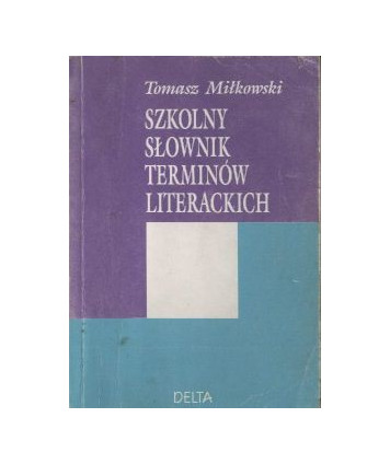 Szkolny słownik terminów literackich