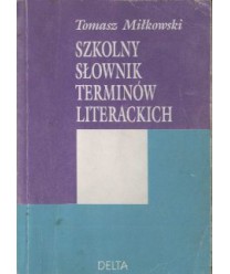 Szkolny słownik terminów literackich
