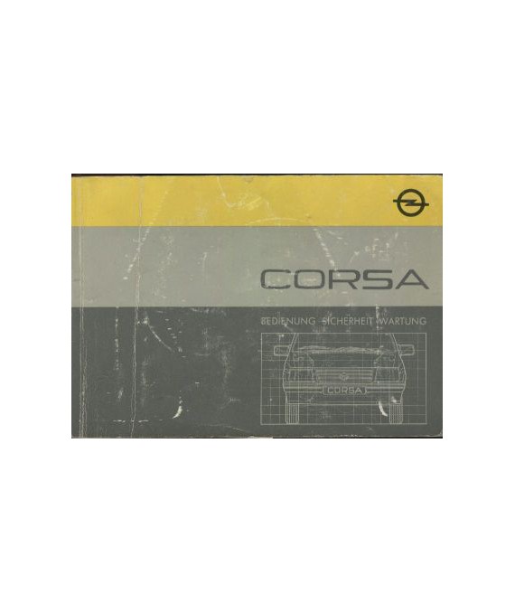 Corsa. Bedienung-Sicherheit-Wartung