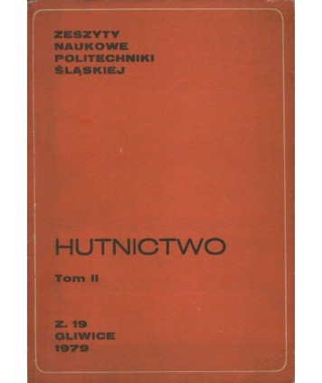 Hutnictwo t.II, zesz.19