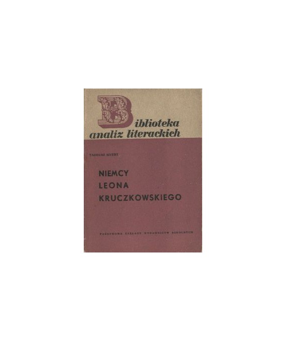 Niemcy Leona Kruczkowskiego