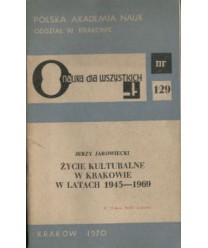 Życie kulturalne w Krakowie w latach 1945-1969