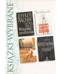 Książki wybrane: Więzień urodzenia, Czterdzieste czwarte dziecko, Iris i Ruby, Kryształowa czaszka