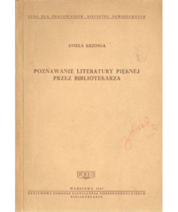 Poznawanie literatury pięknej przez bibliotekarza