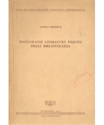 Poznawanie literatury pięknej przez bibliotekarza