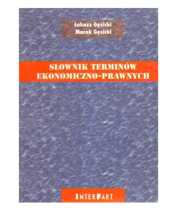Słownik terminów ekonomiczno-prawnych
