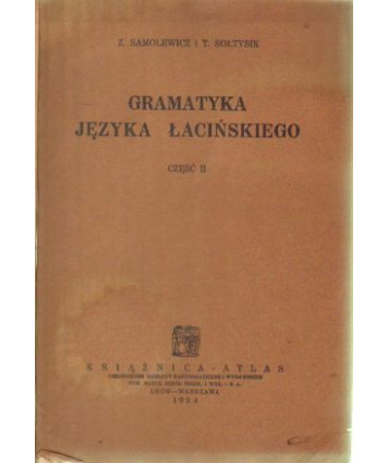 Gramatyka języka łacińskiego cz.2 Składnia