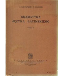 Gramatyka języka łacińskiego cz.2 Składnia