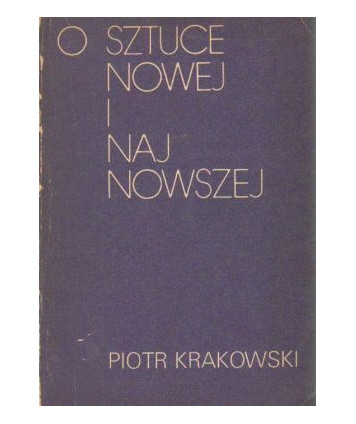 O sztuce nowej i najnowszej
