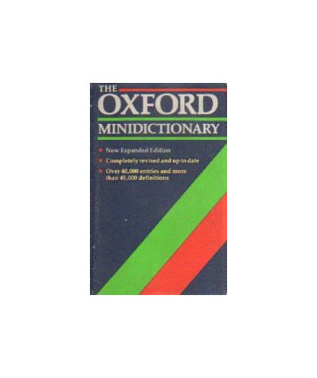 The Oxford minidictionary