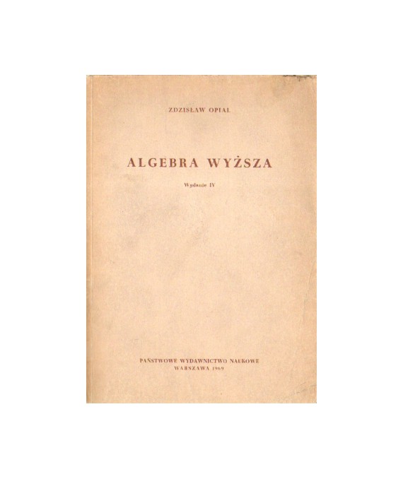 Algebra wyższa