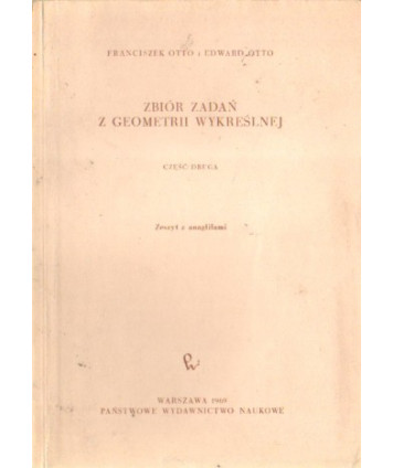 Zbiór zadań z geometrii wykreślnej cz.2 zeszyt z anaglifami