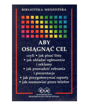 Aby osiągnąć cel