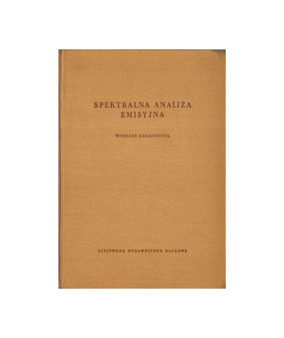Spektralna analiza emisyjna. Wybrane zagadnienia