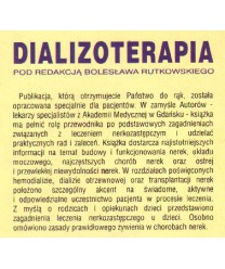 Dializoterapia. Przewodnik dla pacjentów