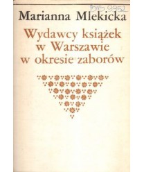 Wydawcy książek w Warszawie w okresie zaborów
