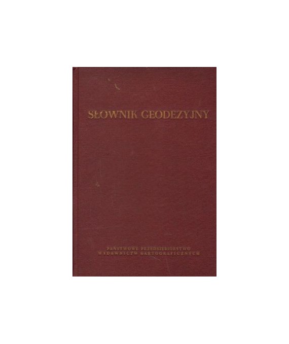 Słownik geodezyjny w pięciu językach