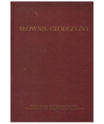 Słownik geodezyjny w pięciu językach