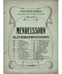Klavierkompositionen. 17 Variations Serieuses