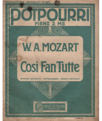 Potpourri piano 2 MS. Cosi Fan Tutte