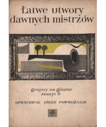 Łatwe utwory dawnych mistrzów na dwie gitary
