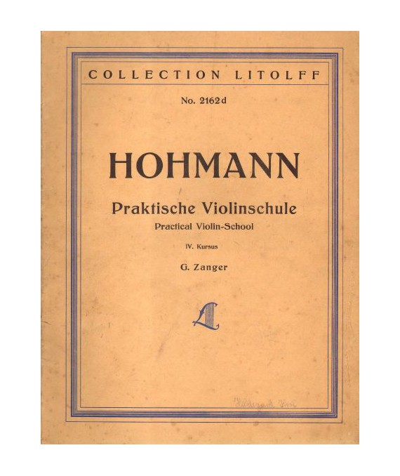 Praktische Violinschule. Practical Violin-School. IV kursus