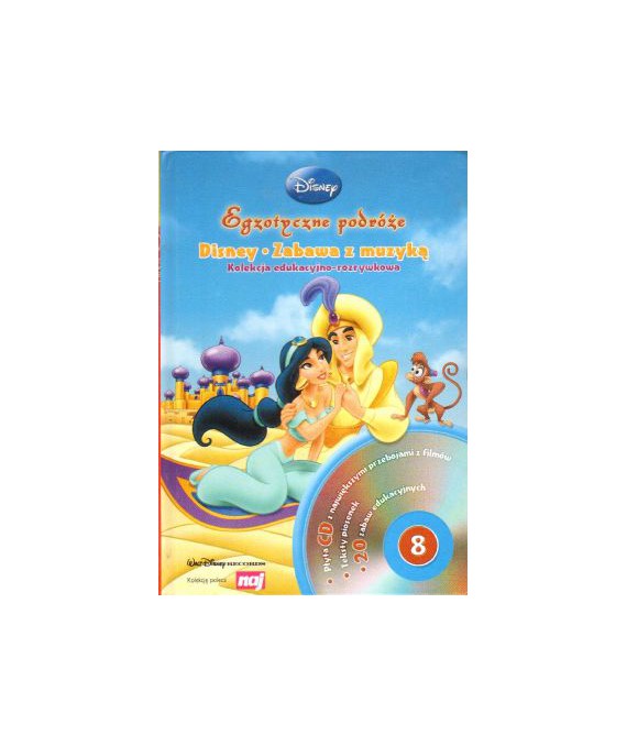 Egzotyczne podróże. Disney - Zabawa z muzyką. Kolekcja edukacyjno-rozrywkowa 8