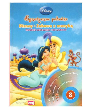 Egzotyczne podróże. Disney - Zabawa z muzyką. Kolekcja edukacyjno-rozrywkowa 8