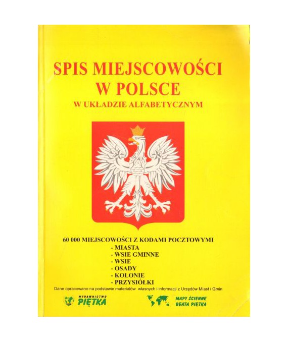 Spis miejscowości w Polsce w układzie alfabetycznym