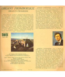 Organy fromborskie prezentuje Andrzej Chorosiński