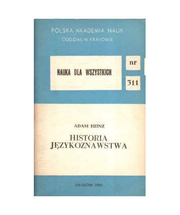 Historia językoznawstwa