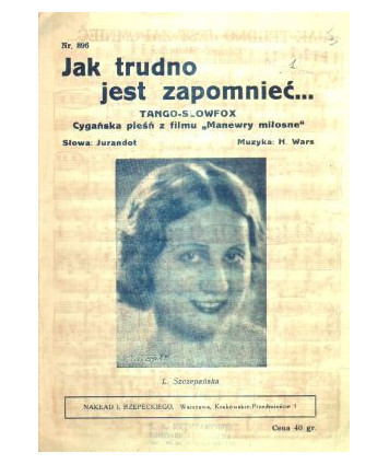 Jak trudno jest zapomnieć... Tango-slowfox. Cygańska pieśń z filmu Manewry miłosne