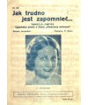 Jak trudno jest zapomnieć... Tango-slowfox. Cygańska pieśń z filmu Manewry miłosne